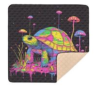 Sweet Eastern Box Turtle - Tapete suave y grueso para gimnasio y actividades para interiores y exteriores, ligero para bebé, 150 x 50 pulgadas