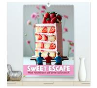 Sweet Escape - Mini-Abenteuer auf dem Küchentisch (hochwertiger Premium Wandkalender 2026 DIN A2 hoch), Kunstdruck in Hochglanz: Ein großes Stück ... wird Alltägliches zum Abenteuer in XXL.