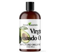 Sweet Essentials premium biologico non raffinato/vergine avocado olio 4oz importato dall'Italia al 100% puro non OGM a freddo pressata a freddo Green