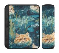 Sweet Exotic Shorthair Cat - Cojín para cinturón de seguridad (2 unidades)