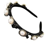 Sweet For Bangs - Diademas de doble capa con clips trenzados, diadema trenzada para diadema G con dientes elásticos