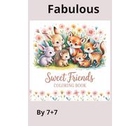 Sweet Friends: Adorable and Fun Coloring Pages with Cute Animals (Coloring Books)