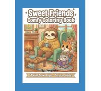 Sweet Friends Comfy Coloring Book