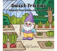 Sweet Friends: Simple & Cute Gnomes Coloring Book