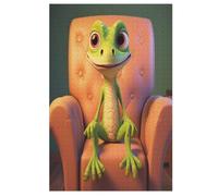 Sweet Gecko Puzzle de madera de 1000 piezas, rompecabezas clásico para adultos y niños, kit de bricolaje, juguete de madera, regalo único (78 x 53 cm)