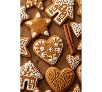 Sweet Gingerbread Dreams Holiday Journal: 6x9 Hardcover | 80 Lined Pages | Cozy Christmas Bakery Style | Perfect Holiday Gift for Girls