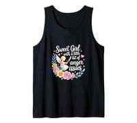 Sweet Girl with A Little bit of Anger Issues |- Camiseta sin Mangas