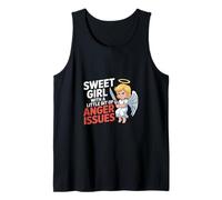 Sweet Girl with A Little bit of Anger Issues |- Camiseta sin Mangas