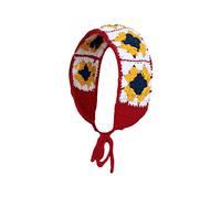 Sweet Girls - Diadema colorida de ganchillo a prueba de sol, turbante para atar en la espalda, para acampada, para adolescentes