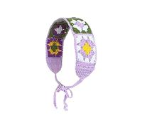 Sweet Girls - Diadema colorida de ganchillo a prueba de sol, turbante para atar en la espalda, para acampada, para adolescentes