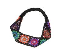 Sweet Girls - Diadema de ganchillo colorida a prueba de sol para acampar con cuerda elástica para el pelo para adolescentes