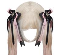 Sweet Girly - Pinza para el pelo con lazo y cruz estilo Y2K, accesorios Sweet Balletcore