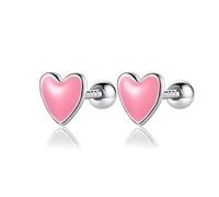 Sweet Glaze Heart Torning Pendientes para mujeres Joyas finas de boda