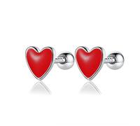 Sweet Glaze Heart Torning Pendientes para mujeres Joyas finas de boda