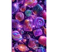 Sweet Glow Journal: A Fun and Vibrant Notebook Featuring a Shiny Candy Pattern with Magical Glow and Glitter - Perfect for Creative Writing, Notes, and Sweet Inspiration