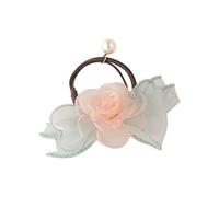 Sweet Hair Ties - Coleteros elásticos para el cabello, coleteros para mujer, coletas de caballo para niñas, lazos de tela antideslizante, color sólido, para cabello fino y largo