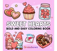 Sweet Hearts: Bold & Easy Coloring Book