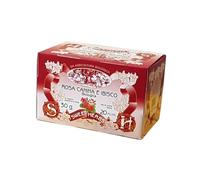Sweet herbs® | Infusión de rosa mosqueta e hibisco | Infusión de Hierbas Orgánicas con Acción Antioxidante - 20 Filtros en Sobres Individuales (30 Gr)