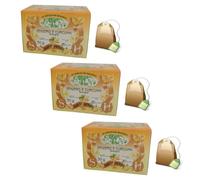 Sweet Herbs® | Té de hierbas de jengibre y cúrcuma | Infusión Digestiva Bio Jengibre Cúrcuma Limón - 3 x 20 Filtros en Sobres Individuales (90 Gr)
