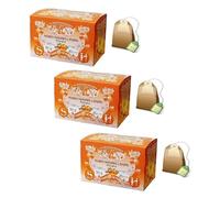 Sweet Herbs® | Té de hierbas Rooibos, mandarina y jengibre | Infusión de Rooibos, Frutas y Especias Ecológica - 3 x 20 Filtros en Sobres Individuales (90 Gr)