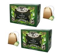 Sweet Herbs® | Té verde orgánico puro | Té Verde Oriental Sin Sabores - 2 x 20 Filtros en Bolsitas Individuales (60 Gr)