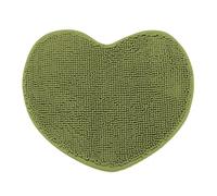Sweet Home - Alfombra de baño Absorbente Antideslizante de Microfibra de Chenilla con Forma de corazón, Ideal como Alfombra para Dormitorio, Dormitorio y Cocina Antideslizante y Lavable, Alfombrilla