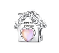 Sweet Home Charms - Abalorio de plata de ley 925 con diseño de árbol de la vida, compatible con pulseras Pandora para mujer