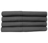 Sweet Home Collection - Juego de sábanas, 4 Piezas, 1500 Hilos, Calidad egipcia, sábana Bajera con Esquinas amplias, Gris, Twin XL