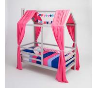 Sweet Home From Wood Estructura de Cama de Madera, Estructura de Cama Montessori, Cama de Madera, Estructura de Cama para Adolescentes (Gris, 190x120cm)