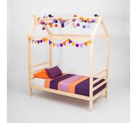 Sweet Home From Wood Estructura de Cama de Madera para Adolescentes, Cama de Madera Maciza, Estructura de Cama (Madera de Pino, 160x70cm)