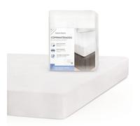 Sweet Home - Funda Colchon 130x200x25 cm para Cama 1 Cuadrado y Medio de Jersey y Algodón, Anti Bacterias y Transpirable - Cubre Colchon Elástico, Lavable y Ajustable, Protector Colchon con Esquinas