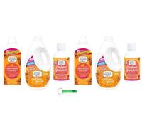 Sweet Home - Paquete de prueba de orquídeas y vainilla - suavizante concentrado + detergente + perfume/6 artículos de la misma fragancia + llavero Beni Culinari gratuito