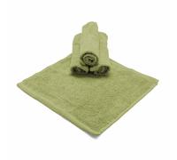 Sweet Home - Toallas de baño de 30 x 30 cm, 4 Unidades de Rizo de algodón Certificado Oeko-Tex e Hilos reciclados, Juego de Toallas de baño Multiusos Suaves y absorbentes válidas también como paño