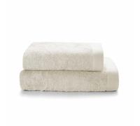 Sweet Home - Toallas de baño para cara y bidé de rizo de algodón certificado OEKO-TEX e hilos reciclados, juego con toalla de baño de 50 x 100 cm y toalla de invitados de 40 x 50 cm, suave, absorbente