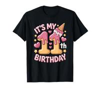 Sweet Ice Cream 11th Birthday Party Celebration for Girls Camiseta