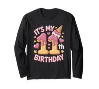 Sweet Ice Cream 11th Birthday Party Celebration for Girls Manga Larga