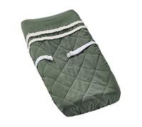 Sweet Jojo Designs Funda para cambiador de pañales para bebé recién nacido, color verde oscuro, bohemio, para niño y niña, color verde oscuro, color verde oscuro, estilo bohemio, granja, suroeste