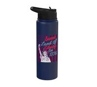 Sweet Land Of Liberty Est 1776 - Patriótico 4 de julio Stainless Steel Insulated Water Bottle