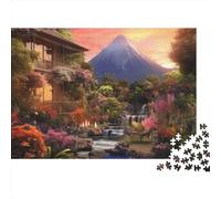 Sweet Landscape (1) Puzzle Imposible,desafío para Adultos Entretenimiento Creativo 1000 Piezas Obra De Arte De Juego De para Adultos, Regalos A Partir De 14 Años 300pcs (40x28cm)