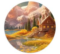 Sweet Landscape 1000 Pieces Jigsaw Puzzles For Adults Family Challenge Toys Stress Relieving Entertainment Exercise The Memory of The Brain for Adults and Kids, Age 12 Years Up 1000pcs (67.5x67.5cm)