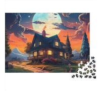 Sweet Landscape (5) Puzzles Entretenimiento Creativo 1000 Piezas Obra De Arte De Juego De para Adultos Y Niños 500pcs (52x38cm)