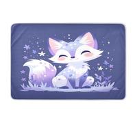 Sweet Lavender Fox - Almohadilla de cama de bebé extragrande, suave y absorbente, para cambiar pañales, protectores de cama antilabio para bebés de 52 pulgadas de largo x 34 pulgadas de ancho
