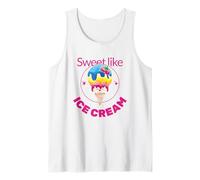 Sweet Like Ice Cream (Declaración y gráfico de Verano) Camiseta sin Mangas