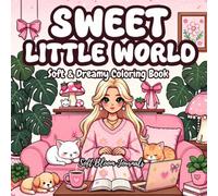 Sweet Little World: Soft & Dreamy Coloring Book (Cute & Feminine Kawaii Coloring Books)