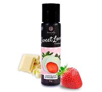 Sweet Love Lubricante/Sexo Oral Comestible Fresa y Chocolate Blanco by Secret Play