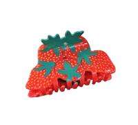 Sweet Lychee - Pinza para el pelo de fresa, pinzas de pelo de moda, accesorios de estilo práctico, varios colores a elegir, pinzas de frutas acrílicas para niñas