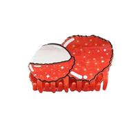 Sweet Lychee - Pinza para el pelo de fresa, pinzas de pelo de moda, accesorios de estilo práctico, varios colores a elegir, pinzas de frutas acrílicas para niñas