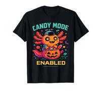 Sweet Mode Axolotl Treats Halloween Activado Camiseta