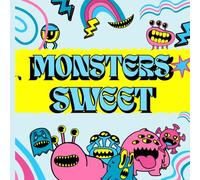 SWEET MONSTERS: A Kawaii Monster Coloring Book for Boys and Girls - Fun and Creative Activity for Kids Ages 4-8, with Cute and Adorable Monsters to Color and Enjoy