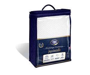 Sweet Night Nikos colchón Premium malla impermeable, calidad hostelería algodón mezcla Color blanco 140 x 200 cm